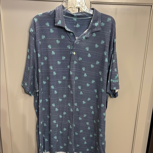 Johnnie-0 Top shelf XXL shamrock polo shirt - Picture 1 of 6